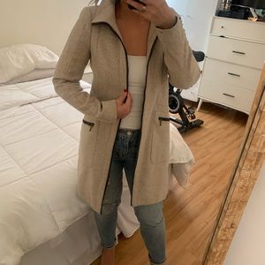 Zara oatmeal pea coat